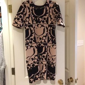 Tan and black Ann Taylor dress!